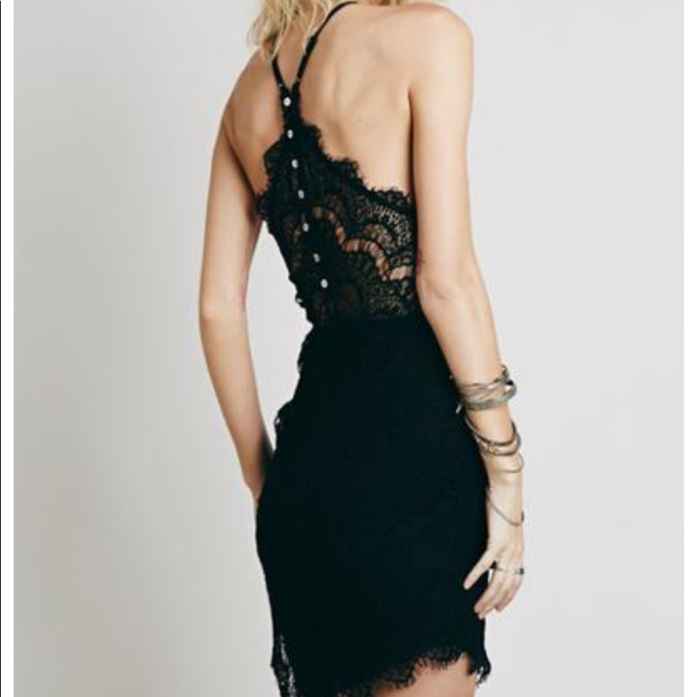BRAND NEW- FREE PEOPLE LACE DRESS